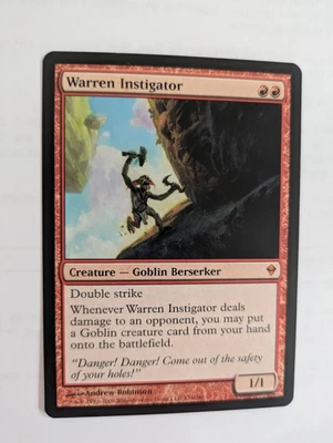 Warren Instigator Zendikar MTG NM Free shipping with tracking - Image 1 of 2