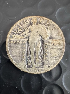 Nice Better Date 1928-S Standing Liberty Silver Quarter Dollar - Image 1 of 4
