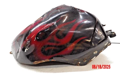 2001 01 Kawasaki Ninja ZX 600 ZX6R fuel gas tank HEAVILY DAMAGED Foto 1 de 4