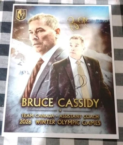 Bruce Cassidy Signed Las Vegas Golden Knights 8x10 Photo Stanley Cup Champion - Picture 1 of 1