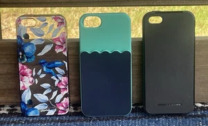 ✅3 Lot iPhone Phone Cases Fits 5, 5s, SE 2016 Hummingbird, Kate Spade Silicone - Picture 1 of 9