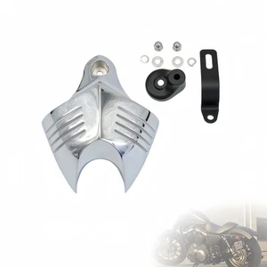 Chrome Twin Horn Cover for Harley V-Rod (1992-2020) - Cowbell Style Billet - Bild 1 von 10