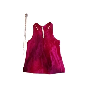 Camiseta sin mangas Lululemon para mujer 8 rosa espalda deportiva sujetador incorporado gimnasio yoga - Imagen 1 de 3