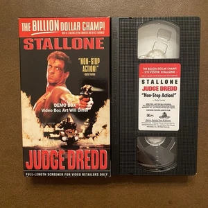 Judge Dredd VHS 1995 Screener Promo Tape Sylvester Stallone - Picture 1 of 5