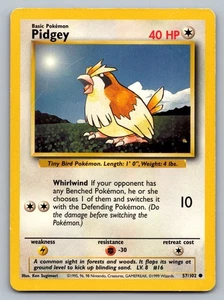 Pokemon TCG Base Set Pidgey 057/102 - Bild 1 von 2