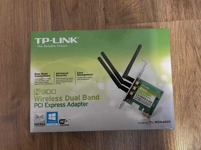 TP-Link TL-WDN4800 N900 Dualband PCI-Express x1 WLAN Wifi Adapter bis 450Mbit/s - Bild 1 von 2