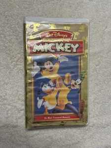 VINTAGE Walt Disney The Spirit of Mickey Clamshell VHS Tape Movie - Foto 1 di 3