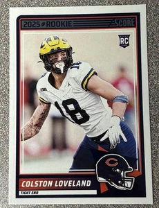 Panini Score Colston Loveland Rookie #31 RC 2025 Chicago Bears - Imagen 1 de 2