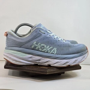 Hoka One One Bondi 7 Damenschuhe Größe 10 Weite Blau Laufen 1110531 BFBG - Bild 1 von 10