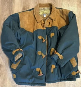 Cotler Best of The Best 90s Vintage Toggle Button Suede Closure Coat Rancher - Bild 1 von 9