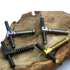 Titanium Hinge Clamp Levers for Brompton Frame Quick Release Buckle Bike - Picture 1 of 16