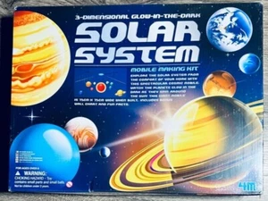 Sealed 4M Toysmith Solar System Model Mobile Build Astronomy Science Glow Dark - Picture 1 of 2