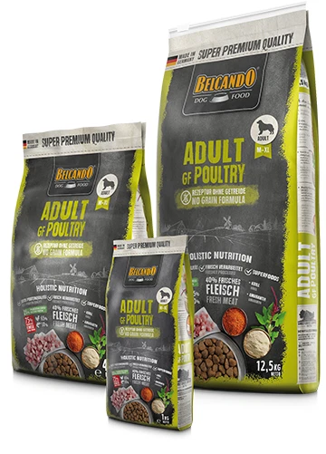 BELCANDO® Adult GF Poultry 4 kg I Getreidefrei I Geflügel I Trockenfutter - Bild 1 von 1