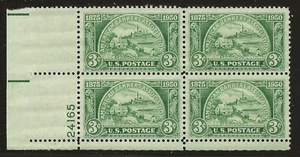 US Scott #987, Plate Block #24165 1950 American Bankers 3c FVF MNH Lower Left - Picture 1 of 1