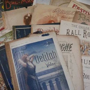 20 viktorianische / edwardianische Cover / Titelblätter original aufgearbeitet antik - Bild 1 von 8