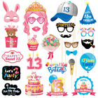 Celebrate in Style with These 25pc Portable Photo Props for Your 13th Birthday!