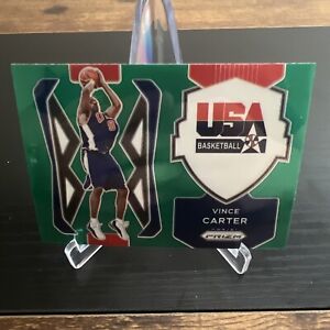 Vince Carter 2021-2022 Panini USA Basketball GREEN Prizm #6
