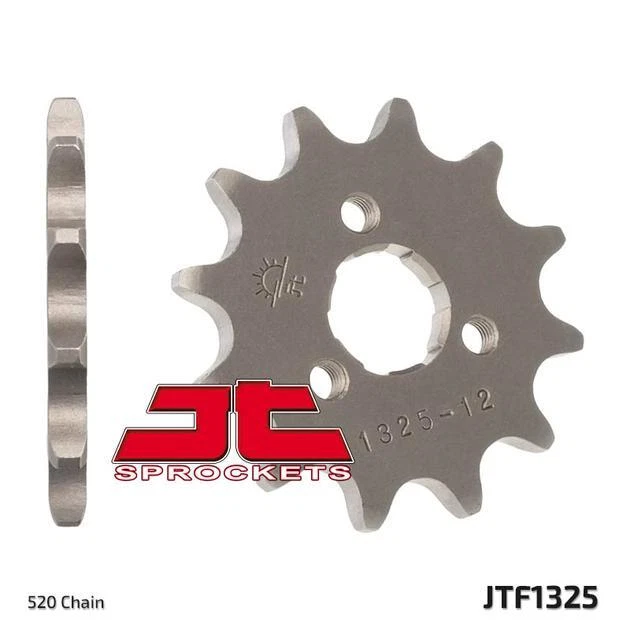 JT Front Sprocket 12T #JTF1325.12 Honda ATC185S/ATC200/ATC200S/ATC200M/ATC185 - Image 1 of 1
