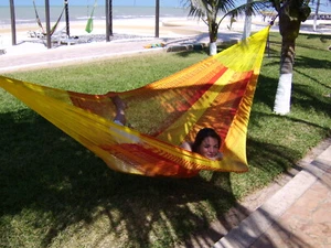 Hamaca mexicana tejida a mano XL 1700 g hamaca de red de comercio justo México - Imagen 1 de 15