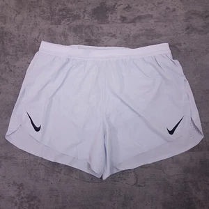 NIKE AeroSwift Dri-FIT ADV 4" Brief-Lined Running Shorts Mens Size LARGE Blue - Picture 1 of 11