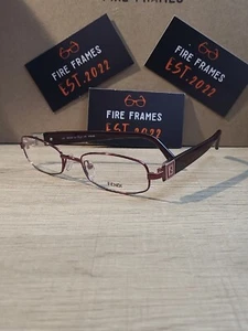 NEW FENDI F905 519 BURGUNDY AUTHENTIC EYEGLASSES FRAMES 52-19-130 ITALY - Picture 1 of 9