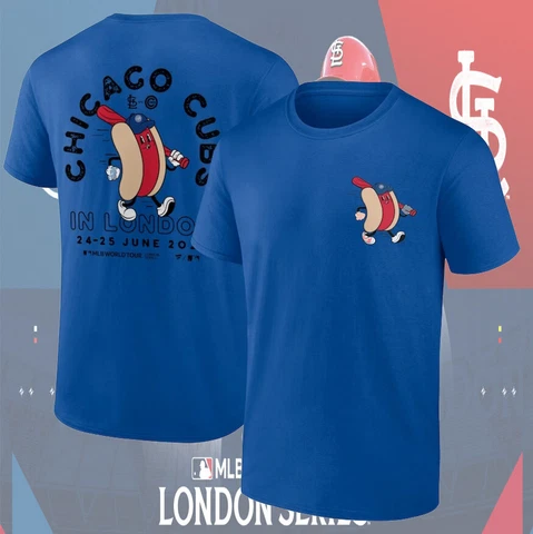 Chicago Cubs Baseball Team London Series Home Dog T-Shirt S-3XL Cover