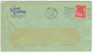 1928 Portland Oregon National Printing Co 310 Ankeny St - 2ct Valley Forge - Picture 1 of 1