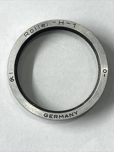 Rolleiflex Original Bay I Protective H-1 Filter. In Leather Case. - Picture 1 of 5