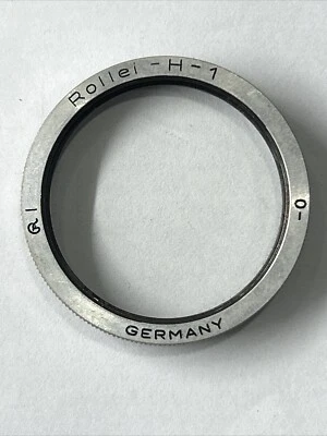 Rolleiflex Original Bay I Protective H-1 Filter. In Leather Case. - Image 1 of 4