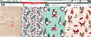 10x13 ~ Natale design Babbo Natale stampati polimailer buste spedizione borse regalo - Foto 1 di 5