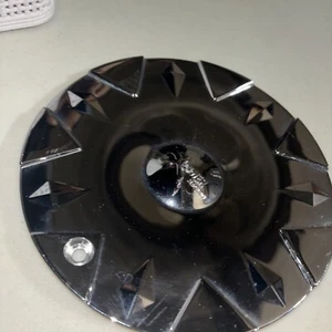 POWER RACING CENTER CAP # S410-11 CHROME WHEELS CENTER CAP - Picture 1 of 8