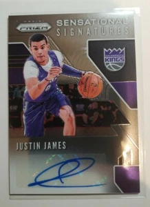 2019-20 Panini Prizm Sensational Signatures #64 Justin James Auto - Picture 1 of 3