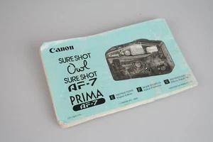 Canon Sure Shot Owl AF-7 Prima 35mm Kamera Handbuch Bedienungsanleitung Book - Bild 1 von 3