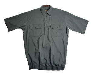 Vintage Cabelas Polo Shirt Mens M/Tall Medium Tall Safari Guide Elastic Waist - Picture 1 of 15