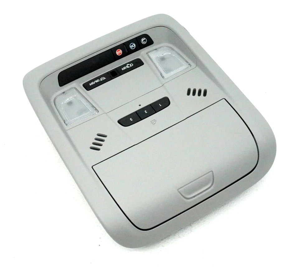 GMC TERRAIN 2018-2022 delantero (consola superior) OEM luces domo superior almacenamiento Foto 1 de 4