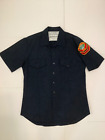 T-shirt vintage pompier uniforme résistant aux flammes monterey parc auxiliaire