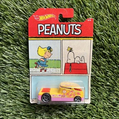 2017 Hot Wheels Peanuts Sally Snoopy Woodstock Ombee 6/6 Rare Charles Schultz - Image 1 of 4