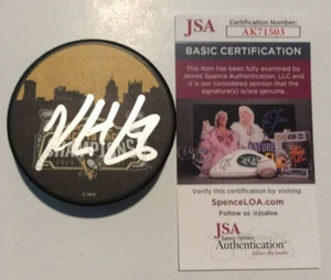 KRIS LETANG SIGNED PITTSBURGH PENGUINS 2016 2017 STANLEY CUP PUCK W CASE JSA COA - Picture 1 of 3