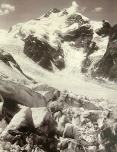 Vintage Photographs Mountain Landscape, Le Bernina, Snow 1902 - Picture 1 of 8