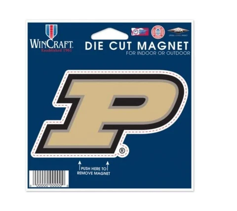 Official NCAA Purdue University Die Cut Magnet 4.5" x 6" by Wincraft Cover