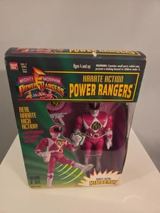 1994 Bandai Mighty Morphin Power Rangers Karate Action Pink Ranger Kimberly 8 Zoll - Bild 1 von 9