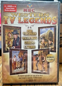 NBC Western TV Legends DVD Color 4x The Virginian Wagon Train Laredo Laramie NEW - Picture 1 of 13