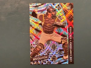 Panini Chronicles Revolution 2021 Luis Campusano #56 Cosmic/99 Rookie RC - Imagen 1 de 2