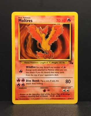 Moltres | 27 | Fossil | Near Mint | englisch | Lavados | Pokemon Karte - Bild 1 von 4