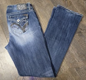 Hydraulic Jeans "Lola" Womens Bootcut Size 13/14 Regular Mid Rise Blue - Picture 1 of 17
