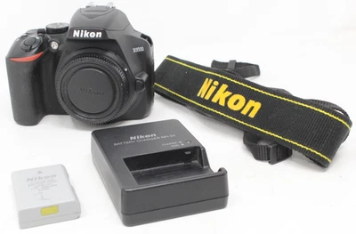 Nikon D3500 24.8 MP DSLR Camera with Battery,Charger and Strap - Black - Image 1 of 4