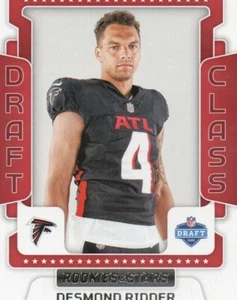 2022 Panini Rookies & Stars #DC-3 Desmond Ridder RC Draft Class Falcons - Picture 1 of 2