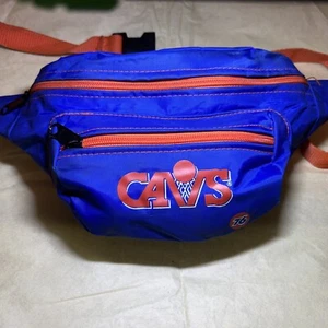 Vintage 90 Cleveland Cavaliers CAVS 76 Gas Station Nylon Waist Bag Fanny Pack - Picture 1 of 24
