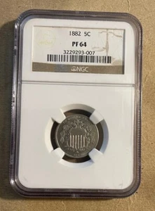 U.S. - 1882 Shield Nickel (NGC PF 64) - Popular - Picture 1 of 4