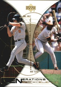 2000 UD Hitter's Club Generations of Excellence Baseball Card #GE1 Ripken/Murray